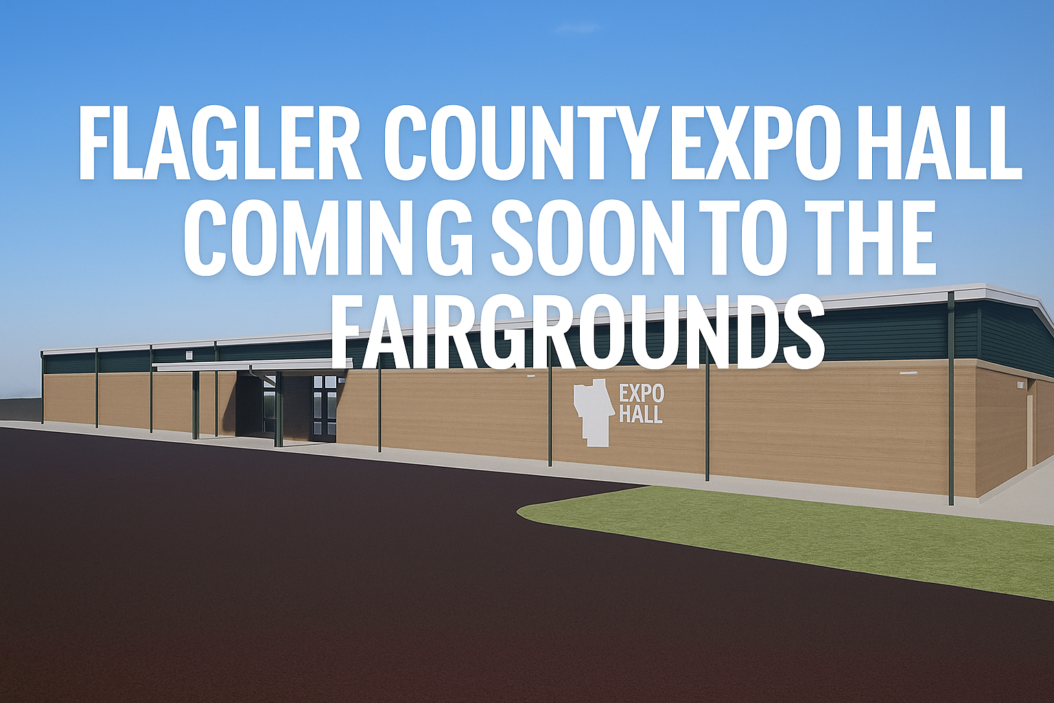 Rendering of Flagler County Fairgrounds Expo Hall