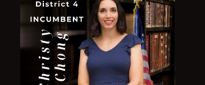Christy Chong, incumbent candidate for Flagler County School Board District 4 in the 2026 election.