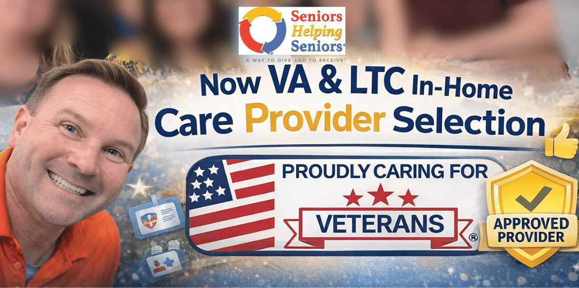 Seniors Helping Seniors team announces VA and long-term care approval for in-home care provider selection in Palm Coast and surrounding counties | Palm Coast Local