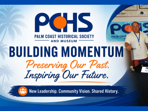 Palm Coast Historical Society & Museum announces new leadership and community vision during the Executive Board Meeting held on June 27, 2026.