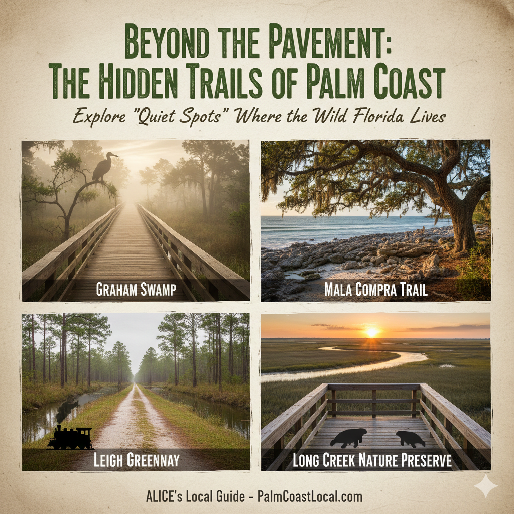 "Beyond the Pavement: The Hidden Trails of Palm Coast."