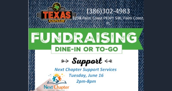 June 16 from 2pm-8pm at Texas Roadhouse.