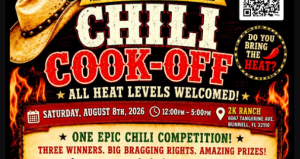 First Annual Chili Cook-Off at Boots & Backpack Event