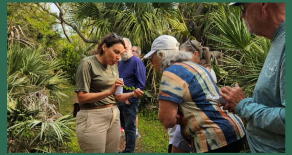 Wild Edibles Hike showing maritime forest trails and foraging walk details.