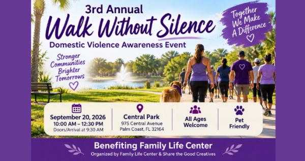 3rd Annual Walk Without Silence Domestic Violence Awareness Event