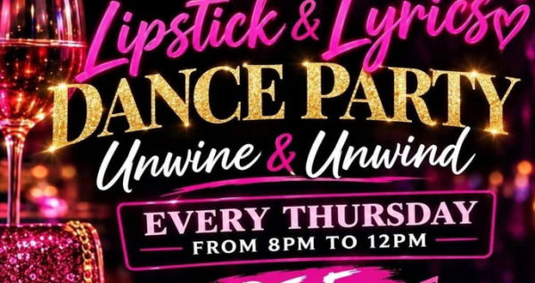 Dance the night away every Thursday at Palm Coast Lanes! Lipstick & Lyrics features DJ E, drink specials and music starting at 8 PM.